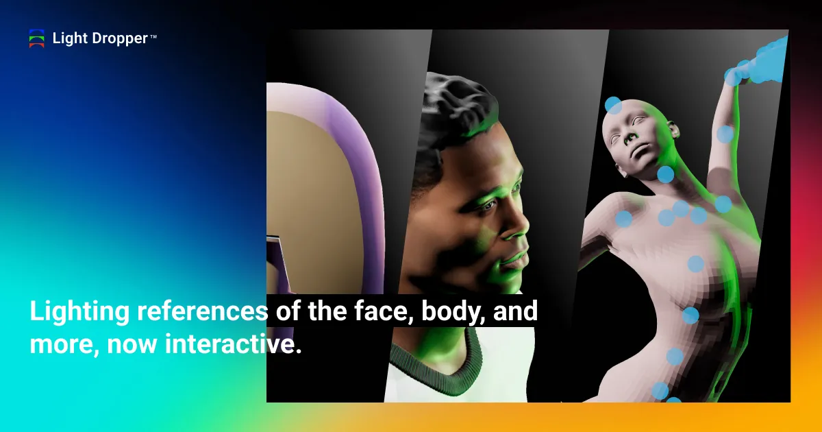 Lighting Reference for Face, Body, and More | 3D Interactive Tool